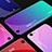Silicone Frame Mirror Rainbow Gradient Case Cover for Oppo A3