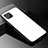 Silicone Frame Mirror Rainbow Gradient Case Cover for Oppo A92s 5G White