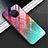 Silicone Frame Mirror Rainbow Gradient Case Cover for Oppo Ace2