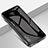 Silicone Frame Mirror Rainbow Gradient Case Cover for Oppo Find X Black