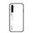 Silicone Frame Mirror Rainbow Gradient Case Cover for Realme 6 White