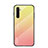 Silicone Frame Mirror Rainbow Gradient Case Cover for Realme 6 Yellow