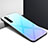 Silicone Frame Mirror Rainbow Gradient Case Cover for Realme X50 Pro 5G
