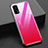 Silicone Frame Mirror Rainbow Gradient Case Cover for Realme X7 Pro 5G