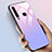 Silicone Frame Mirror Rainbow Gradient Case Cover for Samsung Galaxy A9s