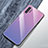 Silicone Frame Mirror Rainbow Gradient Case Cover for Samsung Galaxy Note 10 Plus 5G Purple