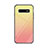 Silicone Frame Mirror Rainbow Gradient Case Cover for Samsung Galaxy S10 Yellow
