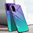 Silicone Frame Mirror Rainbow Gradient Case Cover for Samsung Galaxy S20 5G