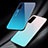 Silicone Frame Mirror Rainbow Gradient Case Cover for Samsung Galaxy S20 Plus 5G