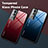 Silicone Frame Mirror Rainbow Gradient Case Cover for Samsung Galaxy S21 5G