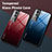 Silicone Frame Mirror Rainbow Gradient Case Cover for Samsung Galaxy S22 5G