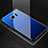 Silicone Frame Mirror Rainbow Gradient Case Cover for Samsung Galaxy S7 Edge G935F Blue