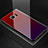 Silicone Frame Mirror Rainbow Gradient Case Cover for Samsung Galaxy S7 Edge G935F Red and Black