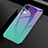 Silicone Frame Mirror Rainbow Gradient Case Cover for Vivo X50 Pro 5G