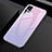 Silicone Frame Mirror Rainbow Gradient Case Cover for Vivo X51 5G