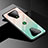 Silicone Frame Mirror Rainbow Gradient Case Cover for Xiaomi Black Shark 3 Pro Green