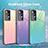 Silicone Frame Mirror Rainbow Gradient Case Cover for Xiaomi Mi 12S 5G