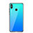 Silicone Frame Mirror Rainbow Gradient Case Cover for Xiaomi Mi 8 SE Blue