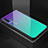 Silicone Frame Mirror Rainbow Gradient Case Cover for Xiaomi Mi A3 Lite Green
