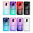 Silicone Frame Mirror Rainbow Gradient Case Cover for Xiaomi Pocophone F1