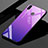 Silicone Frame Mirror Rainbow Gradient Case Cover for Xiaomi Redmi 7 Purple