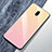 Silicone Frame Mirror Rainbow Gradient Case Cover for Xiaomi Redmi 8A Pink