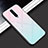 Silicone Frame Mirror Rainbow Gradient Case Cover for Xiaomi Redmi K30 5G Pink