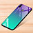 Silicone Frame Mirror Rainbow Gradient Case Cover for Xiaomi Redmi Note 7 Green