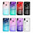 Silicone Frame Mirror Rainbow Gradient Case Cover for Xiaomi Redmi Note 7 Pro