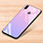 Silicone Frame Mirror Rainbow Gradient Case Cover for Xiaomi Redmi Note 7 Pro Pink