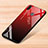 Silicone Frame Mirror Rainbow Gradient Case Cover for Xiaomi Redmi Note 7 Pro Red