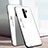 Silicone Frame Mirror Rainbow Gradient Case Cover for Xiaomi Redmi Note 8 Pro White