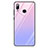 Silicone Frame Mirror Rainbow Gradient Case Cover G01 for Huawei Honor Play Purple