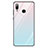 Silicone Frame Mirror Rainbow Gradient Case Cover G01 for Huawei Honor Play Sky Blue