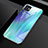 Silicone Frame Mirror Rainbow Gradient Case Cover H01 for Apple iPhone 11