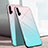 Silicone Frame Mirror Rainbow Gradient Case Cover H01 for Huawei Honor 20 Pro