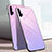 Silicone Frame Mirror Rainbow Gradient Case Cover H01 for Huawei Honor 20 Pro Pink