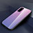 Silicone Frame Mirror Rainbow Gradient Case Cover H01 for Huawei Honor View 30 5G Pink