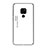 Silicone Frame Mirror Rainbow Gradient Case Cover H01 for Huawei Mate 20 X 5G White