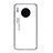 Silicone Frame Mirror Rainbow Gradient Case Cover H01 for Huawei Mate 30 White