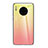 Silicone Frame Mirror Rainbow Gradient Case Cover H01 for Huawei Mate 30E Pro 5G