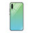 Silicone Frame Mirror Rainbow Gradient Case Cover H01 for Samsung Galaxy A70