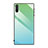 Silicone Frame Mirror Rainbow Gradient Case Cover H01 for Samsung Galaxy Note 10 5G