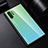 Silicone Frame Mirror Rainbow Gradient Case Cover H01 for Samsung Galaxy Note 10 Plus 5G