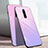Silicone Frame Mirror Rainbow Gradient Case Cover H01 for Xiaomi Mi 9T Pro Pink
