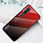 Silicone Frame Mirror Rainbow Gradient Case Cover H01 for Xiaomi Mi Note 10 Red