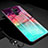 Silicone Frame Mirror Rainbow Gradient Case Cover H01 for Xiaomi Redmi Note 8 Pro