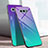 Silicone Frame Mirror Rainbow Gradient Case Cover H02 for Samsung Galaxy S10e