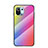 Silicone Frame Mirror Rainbow Gradient Case Cover H03 for Xiaomi Mi 11 5G Colorful