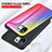 Silicone Frame Mirror Rainbow Gradient Case Cover H03 for Xiaomi Mi 11 Lite 5G